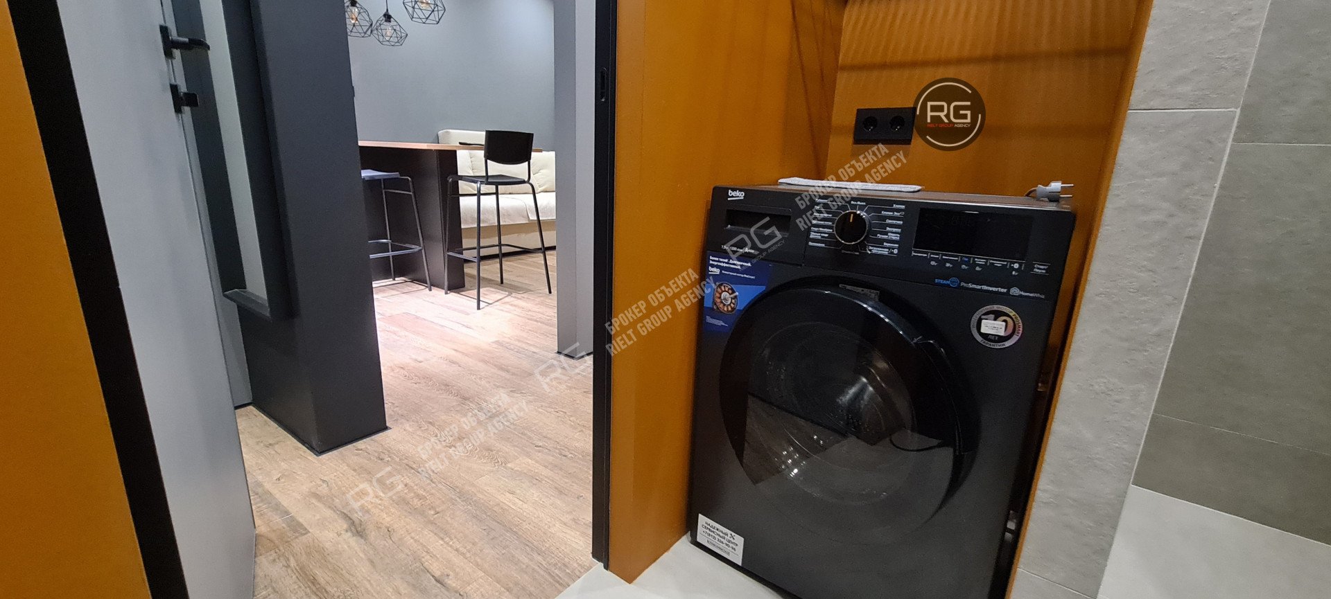   Квартира с дизайнерским ремонтом, 38 кв.м. 